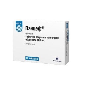 Panzef (cefixime) 400 mg 10 tablets6